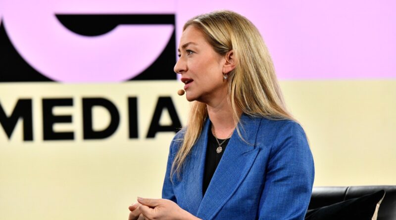 Whitney Wolfe Herd, Founder & CEO, Bumble speaks onstage during Vox Media's 2023 Code Conference