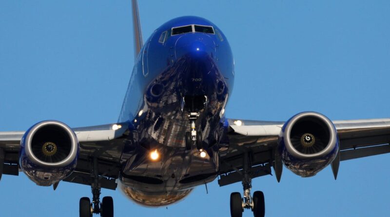A Southwest passenger kicked and spat at the crew when they tried to stop her from opening an exit in midair, affidavit says