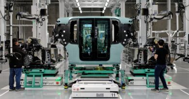Zoox's new robotaxi production facility in Hayward, California