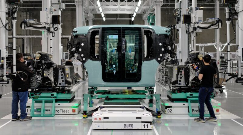 Zoox's new robotaxi production facility in Hayward, California