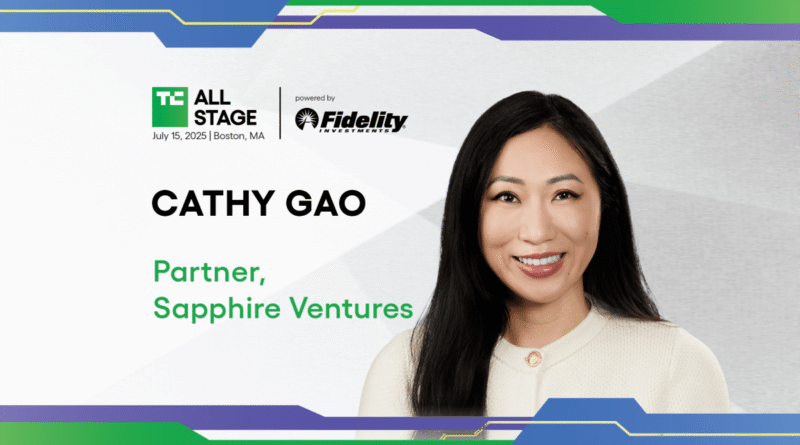 TechCrunch All Stage 2025 Cathy Gao