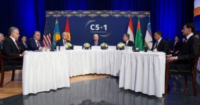 U.S. President Joe Biden hosts a C5+1 summit meeting with the presidents of Kazakhstan, the Kyrgyz Republic, Tajikistan, Turkmenistan, and Uzbekistan, at the U.S. Mission to the United Nations on the sidelines of the 78th Session of the U.N. General Assembly in New York City, New York, U.S., September 19, 2023. REUTERS/Kevin Lamarque