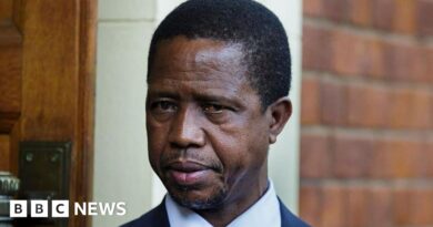 Edgar Lungu: Zambian ex-president will be buried in South Africa, family says