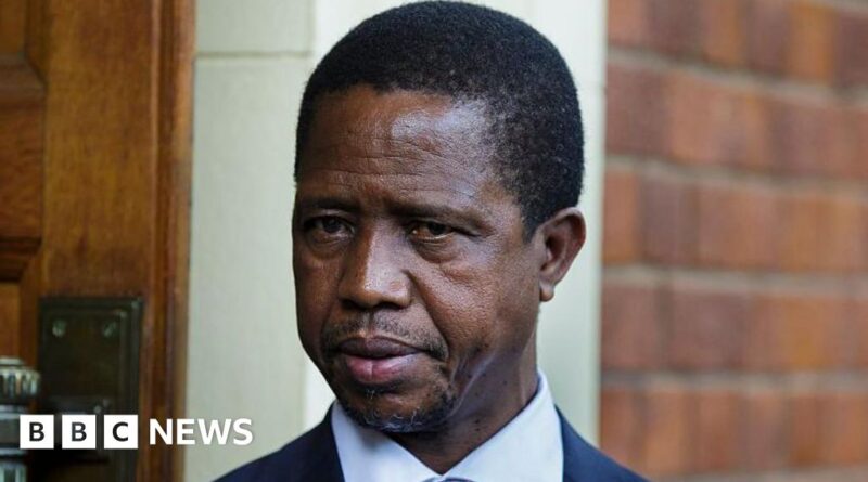 Edgar Lungu: Zambian ex-president will be buried in South Africa, family says