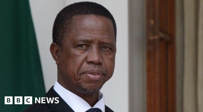 Edgar Lungu: Zambia's former president dies aged 68