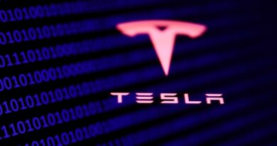 Tesla illustration logo
