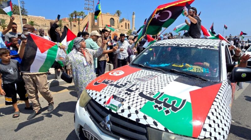 Gaza-bound activist convoy reaches Libyan capital