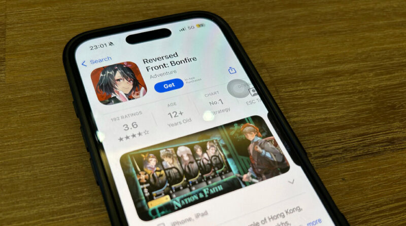 Hong Kong Bans Taiwanese Video Game for Promoting ‘Armed Revolution’