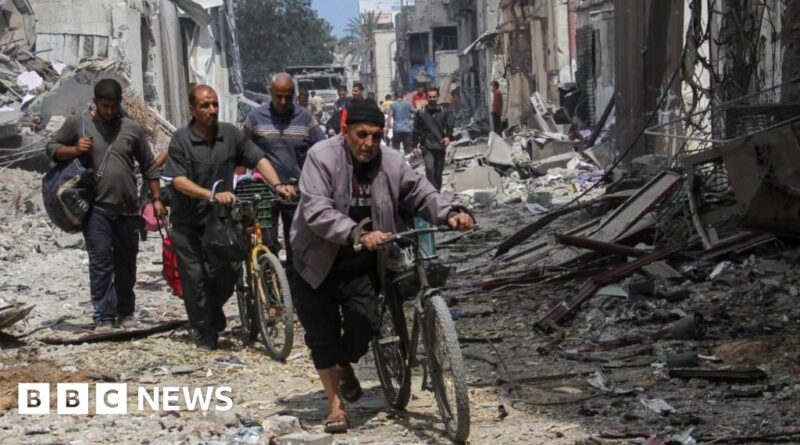 Hundreds of families displaced by Israeli air strikes on Gaza, witnesses say