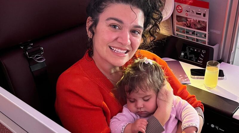 I regret upgrading to first class to fly overnight with my 8-month-old child