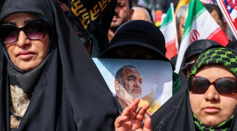 Iran holds state funeral for top brass slain in Israel war