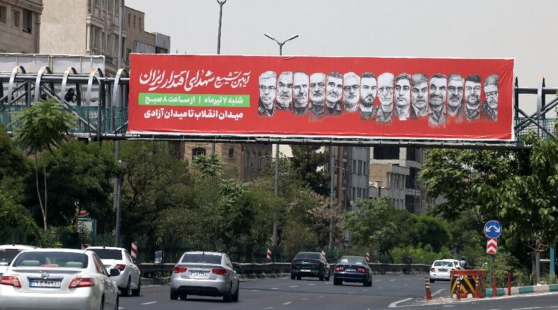 Iran holds state funeral for top brass slain in war with Israel