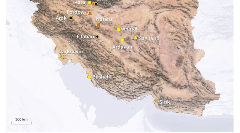 Iran's nuclear programme: the key sites