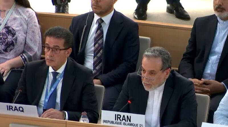 Iranian foreign minister says Israel attack 'betrayal' of diplomacy with US