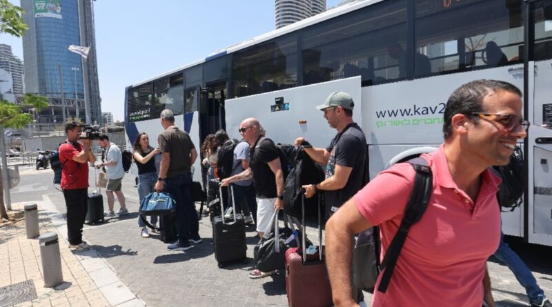 Israel begins flying home citizens stranded abroad by Iran conflict