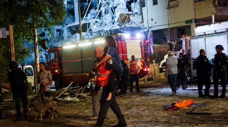 Israel fire service says responding to 'major' incidents from Iran missile attack