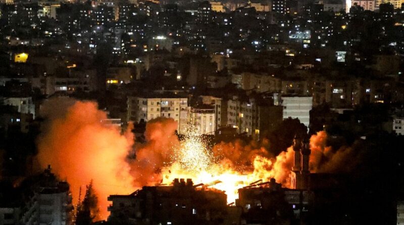 Israel says hits Beirut, targeting Hezbollah drone factories