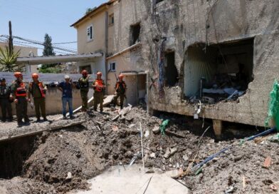 Israeli building hit in wave of drone attacks: rescue services