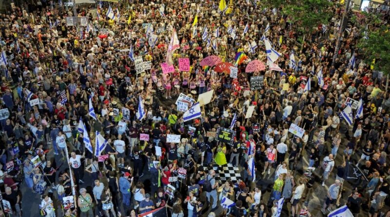 Israeli protesters urge action for Gaza hostages after Iran truce