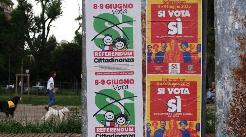 Italy holds referendum on easing citizenship rules