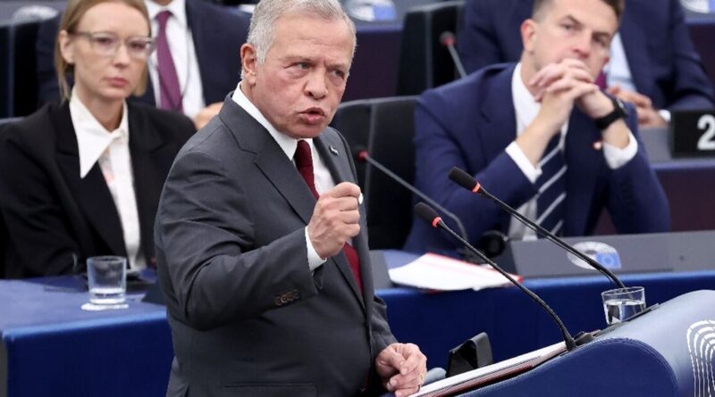 Jordan king says Israel's Iran attacks threaten region and beyond