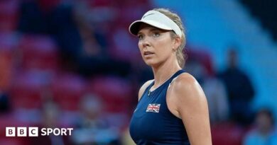 An abusive message sent to Katie Boulter on Instagram which says "Katie Boulter to buy candles and a coffin for your entire family with the money you earned from the rigged match"