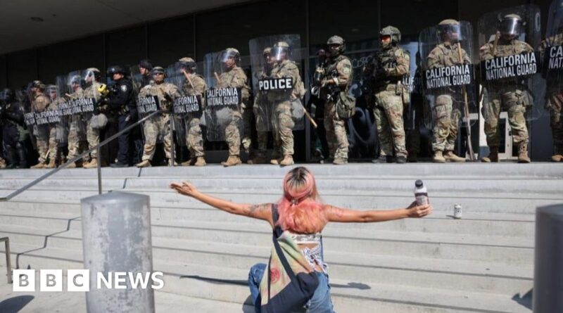 LA protests: Newsom says Trump 'deranged' as thousands more troops deployed