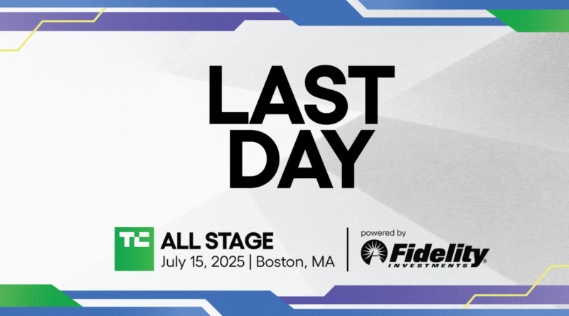 TechCrunch All Stage last day
