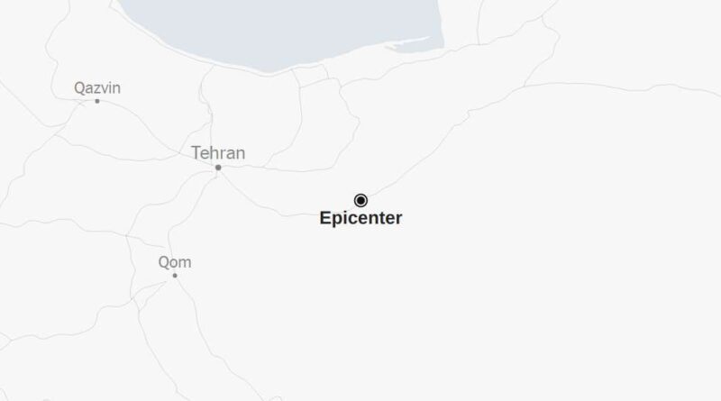 Map: 5.1-Magnitude Earthquake Strikes Iran