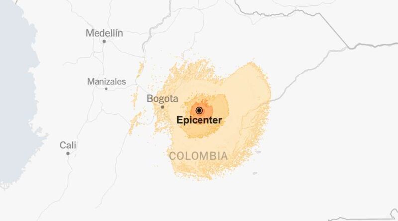 Map: 6.3-Magnitude Earthquake Strikes Colombia