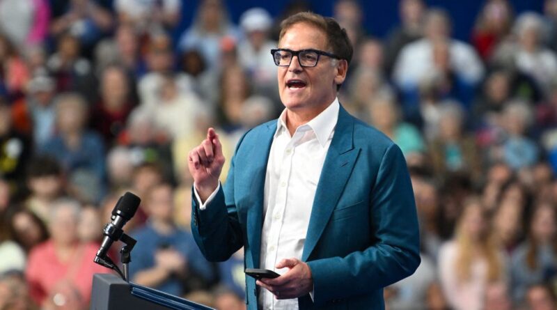 Mark Cuban says Kamala Harris' campaign courted him for VP, but he turned them down