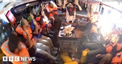 Moment Israeli forces board Gaza aid boat