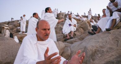 Muslim pilgrims pray, shirk sun, as hajj reaches peak