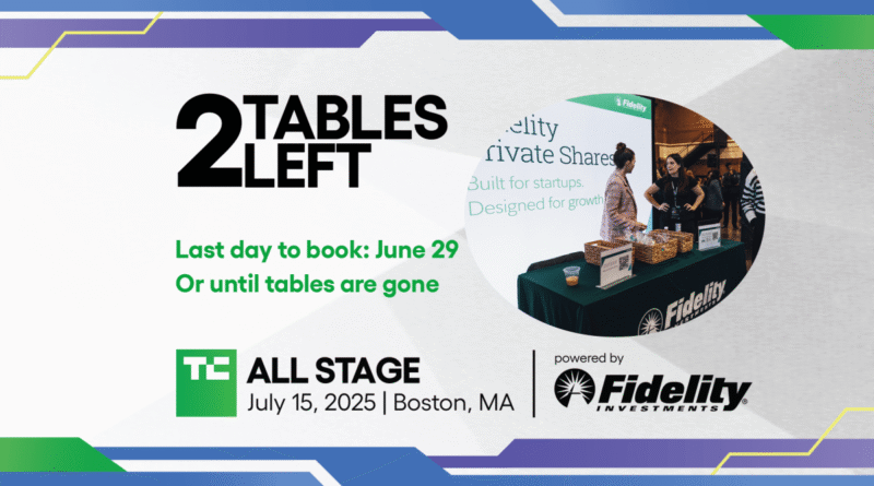 TechCrunch All Stage exhibitor program