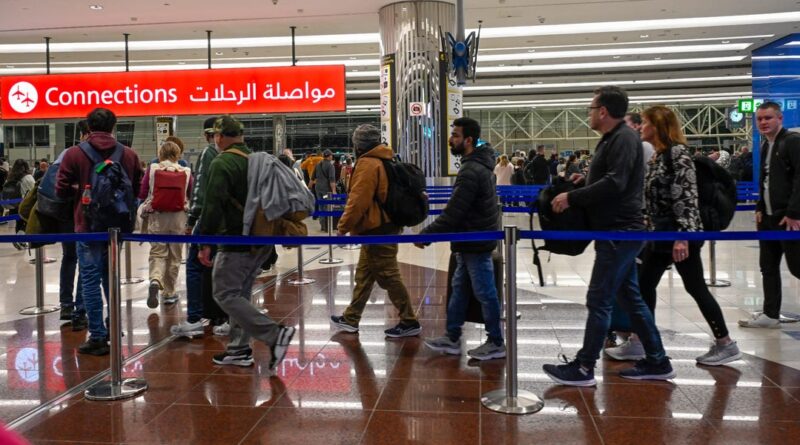 Passengers face disruption as airlines cancel flights to key airport hubs after US bombings of Iran