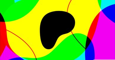 Patreon logo with colorful background