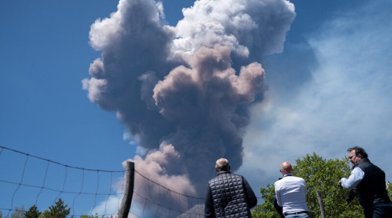 Photos: Italy’s Mount Etna puts on spectacular display as it erupts