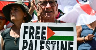 Photos: Protesters in Italy’s Rome demand end to Israel’s war on Gaza