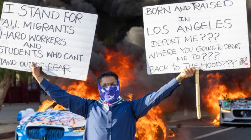 Photos: Protests intensify in Los Angeles as National Guard troops deployed