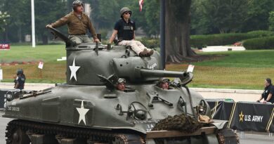 Photos show the US Army's 250th anniversary parade held on Trump's birthday