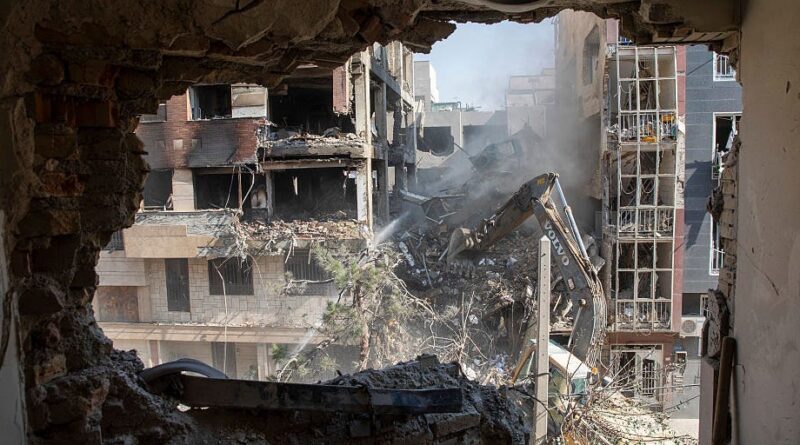 Photos show the aftermath of airstrikes in Israel and Iran after 12 days of war