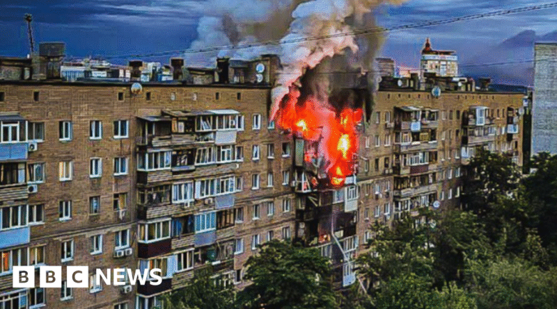 Russia launches biggest drone attack on Ukraine's Kharkiv