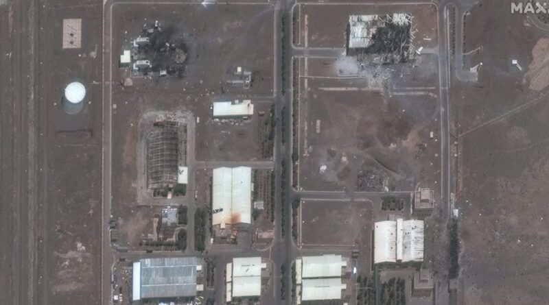 Satellite images show extensive damage that Israeli fighter jets inflicted on one of Iran's top nuclear facilities