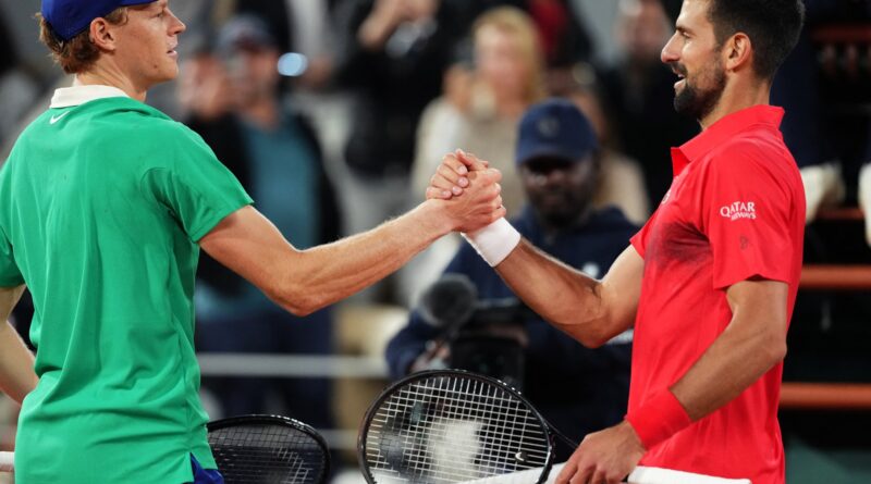 Sinner beats Djokovic to set up French Open final with Alcaraz