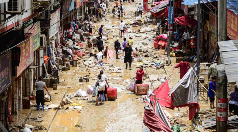Six dead, thousands displaced as floods hit southwestern China