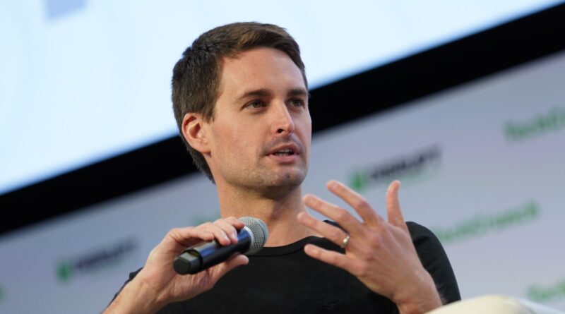 Evan Spiegel at TC Disrupt