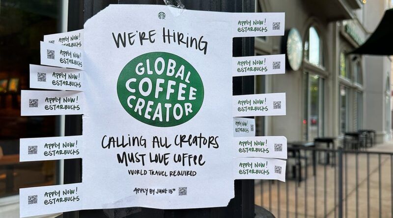 Starbucks is hiring 2 influencers for 'an epic year' of travelling the world and paying them up to $136,000