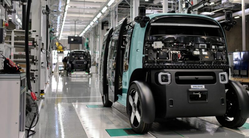 Take a look inside the factory building America's first robotaxi fleet