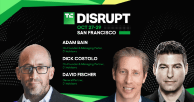 TechCrunch Disrupt 2025 Adam Bain, Dick Costolo, Davis Fischer