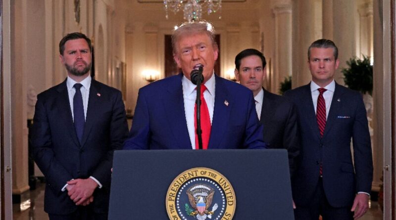 Trump announces ceasefire between Iran and Israel